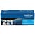 Brother TN221C Cyan Toner Cartridge, Standard Yield