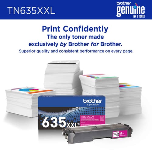 Brother Genuine TN635XXLM Super High Yield Magenta Toner Cartridge