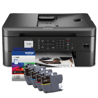 Brother R1012LC401BUND Refurbished Wireless Colour Inkjet All-in-One Printer and Ink Bundle