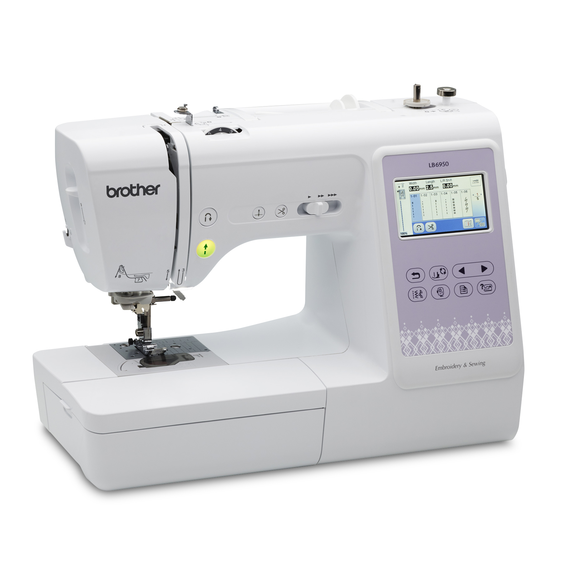  Brother PE900 Embroidery Machine w/Grand Slam Package Includes  64 Embroidery Threads + Prewound Bobbins + More! : אמנות, יצירה ותפירה