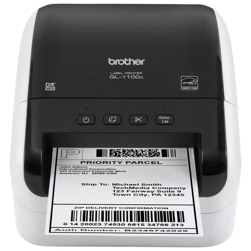 Brother QL-1100c PC-Connectable Shipping and Barcode Label Printer