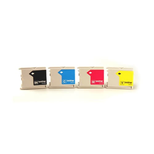 Brother LC51BKCMYP 4-Pack of Innobella  Ink Cartridges, Standard Yield (1 each of Black, Cyan, Magenta, Yellow)