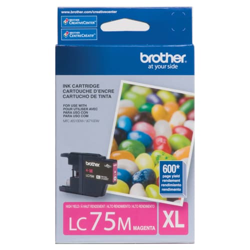 Brother LC75MS Innobella  Magenta Ink Cartridge, High Yield (XL Series)