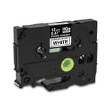 Brother HGES2315PK Black on White HGe 12 mm Tape with Extra Strength Adhesive, 8 m   5 Pack