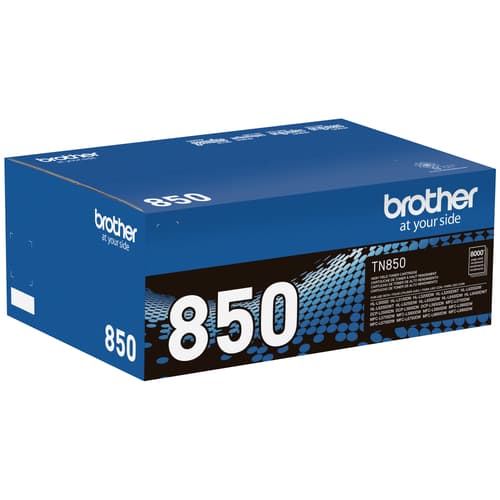 Brother TN850 Black Toner Cartridge, High Yield