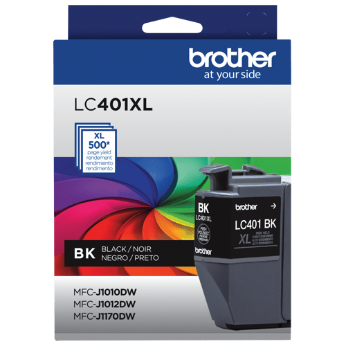 Brother Genuine LC401XLBKS High-Yield Black Ink Cartridge