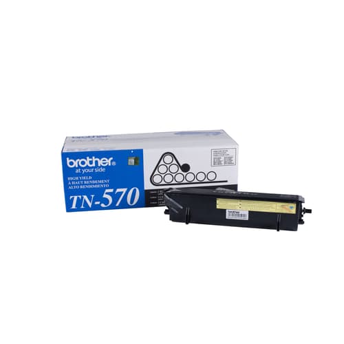 Brother TN570 Black Toner Cartridge, High Yield