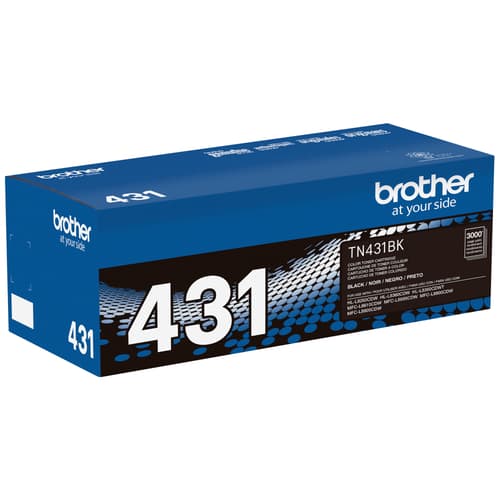 Brother TN431BK Black Toner Cartridge