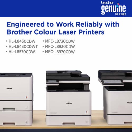 Brother Genuine TN635XLC High Yield Cyan Toner Cartridge