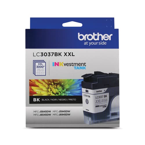 Brother LC3037BKS Genuine Super High-Yield Black INKvestment Tank Ink Cartridge