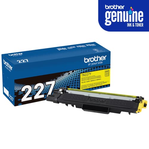 Brother Genuine TN-227Y High Yield Yellow Toner Cartridge