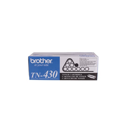 Brother TN430 Black Toner Cartridge, Standard Yield