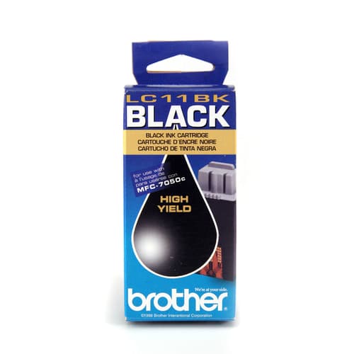 Brother LC11BK Innobella  Black Ink Cartridge, Standard Yield