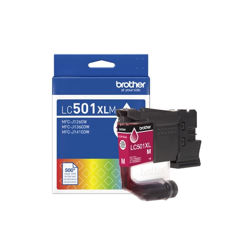 Brother Genuine LC501XLMS High Yield Magenta Ink Cartridge