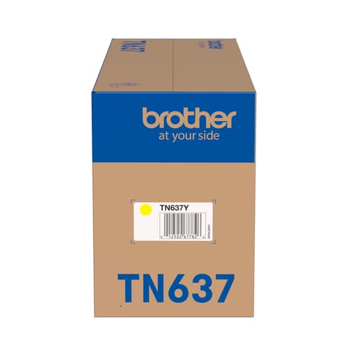 Brother Genuine TN637Y Ultra High Yield Yellow Toner Cartridge