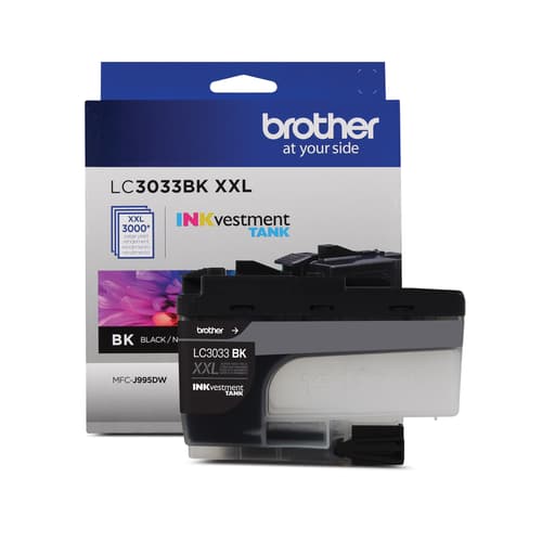 Brother LC3033BKS INKvestment Tank Black Ink Cartridge, Super High Yield