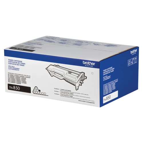 Brother TN850 Black Toner Cartridge, High Yield Brother Canada