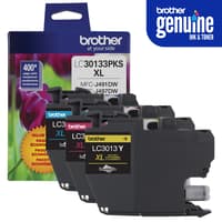 Brother LC30133PKS Colour Ink Cartridges, High Yield