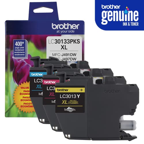 Brother LC30133PKS Colour Ink Cartridges, Super High Yield