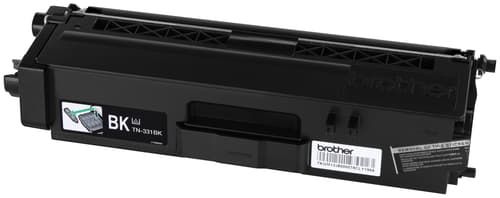 Brother TN331BK Black Toner Cartridge, Standard Yield