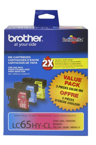 Brother LC653PKS Innobella  Colour Ink Cartridges, High Yield - 3 PKS