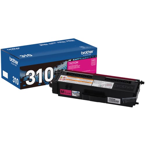 Brother TN310M Magenta Toner Cartridge, Standard Yield