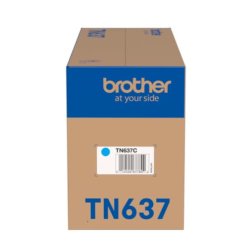Brother Genuine TN637C Ultra High Yield Cyan Toner Cartridge