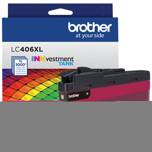 Brother Genuine LC406XLMS High-Yield Magenta Ink Cartridge