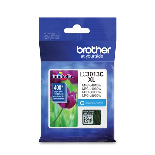 Brother LC3013CS Cyan Ink Cartridge, Super High Yield