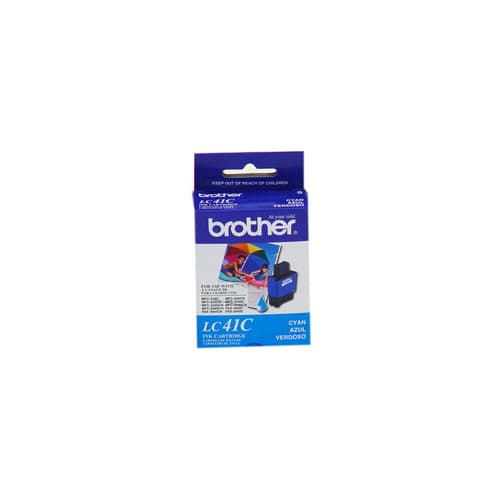 Brother LC41C Innobella  Cyan Ink Cartridge, Standard Yield