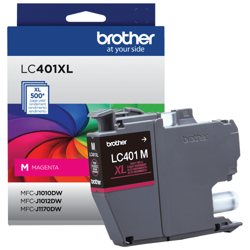 Brother Genuine LC401XLMS High-Yield Magenta Ink Cartridge