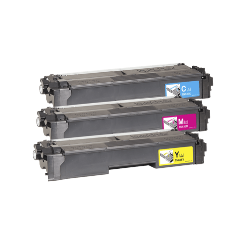 Brother Genuine TN6353PK 3-Pack of Standard Yield Cyan, Magenta, and Yellow Toner Cartridges