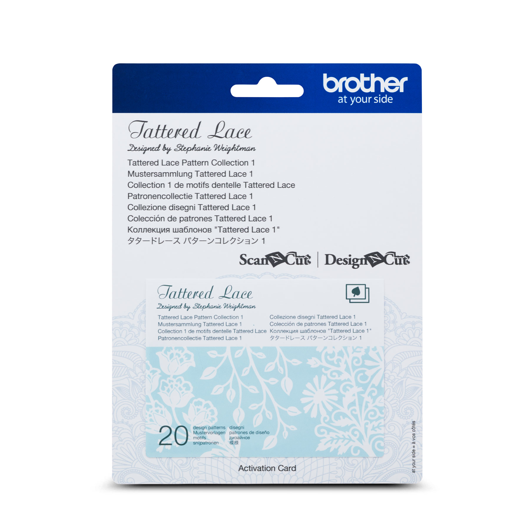 Image of Brother CATTLP01 Tattered Lace Pattern Collection 1
