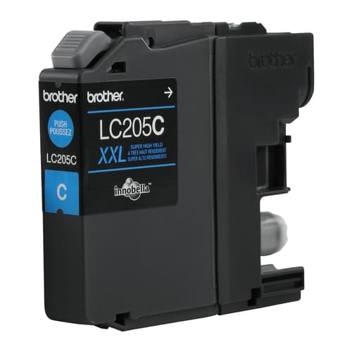Brother LC205CS Innobella  Cyan Ink Cartridge, Super High Yield (XXL Series)