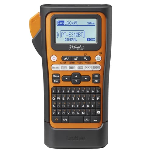 Brother P-touch PT-E310BTVP handheld industrial label printer with Bluetooth® and USB-C®