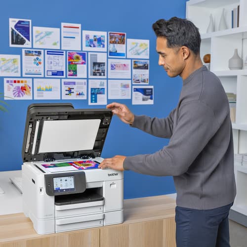 Brother INKvestment MFC-J5110DW Wireless Colour Inkjet All-in-One Printer with 500-sheet paper tray capacity and 4.3” Colour Touchscreen