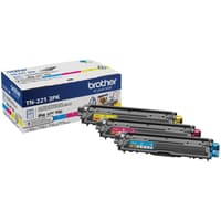 Brother Genuine TN221 3PK Standard-Yield Colour Toner Cartridge Multipack