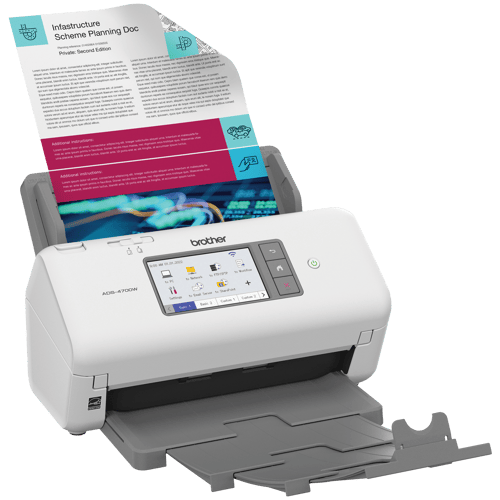 Brother ADS-4700W Professional Desktop Scanner for Business Workgroups
