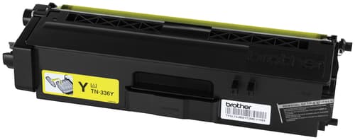Brother TN336Y Yellow Toner Cartridge, High Yield
