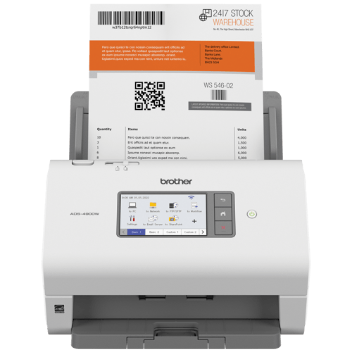 Brother ADS-4900W Refurbished Professional Desktop Scanner for Busy Workgroups with High Scan Volumes