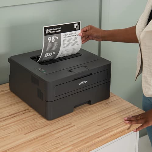 Brother HL-L2400D Home Office-Ready Monochrome Laser Printer with up to 700 Prints In-box