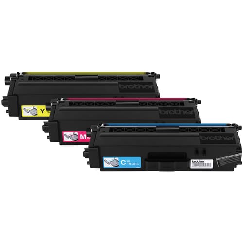 Brother Genuine TN331 3PK Standard-Yield Colour Toner Cartridge Multipack