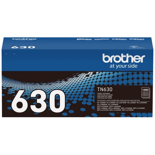 Brother TN630 Black Toner Cartridge, Standard Yield - Brother Canada