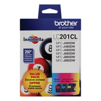 Brother LC2013PKS 3-Pack of Innobella  Colour Ink Cartridges (1 each of Cyan, Magenta, Yellow), Super High Yield