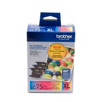 Brother LC753PKS 3-Pack of Innobella  Ink Cartridges   Colour (1 each of Cyan, Magenta, Yellow), High Yield (XL Series)