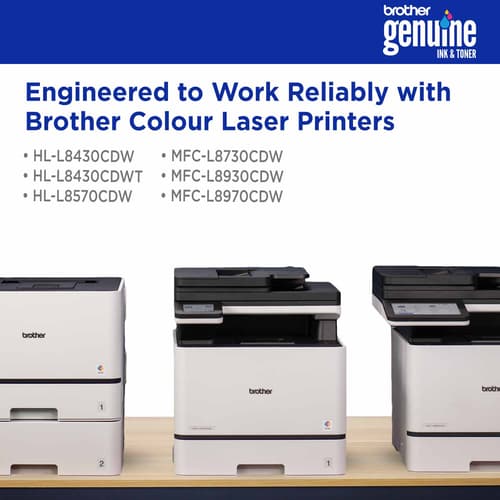 Brother Genuine TN635C Standard Yield Cyan Toner Cartridge