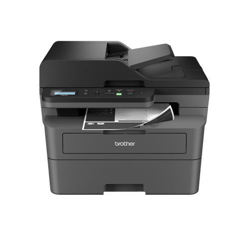 Brother DCP-L2640DW Imprimante multifonction laser monochrome professionnelle compatible avec Refresh, avec impression, copie et numérisation mobiles et cartouche de 700 pages - Remis à neuf