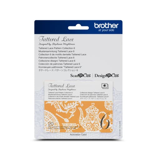 Brother CATTLP06 Collection 6 de motifs en dentelle