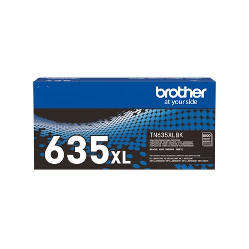 Brother authentique TN635XLBK Cartouche de toner noir à haut rendement