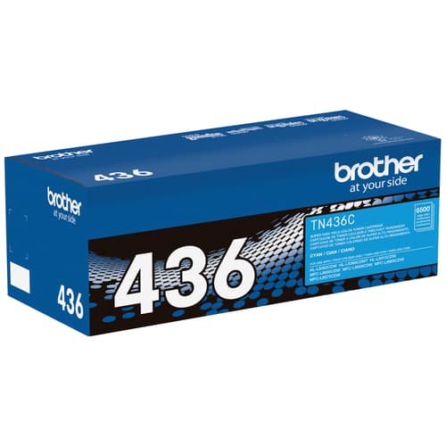 Brother TN436C Cartouche de toner cyan à très haut rendement